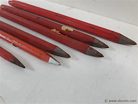 6 x steenbeitel met punt - afbeelding 2 van  2