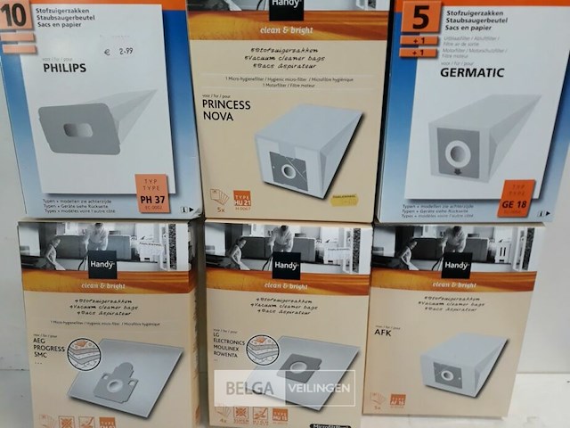 6 x stofzuigzak mix diverse merken - afbeelding 3 van  3