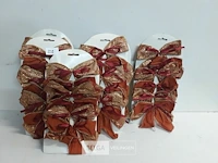 6 x strik roestbruin 5 stuks
