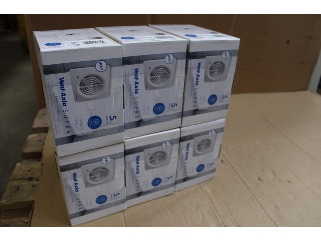 6 x supra wc- en badkamerventilator - afbeelding 1 van  4