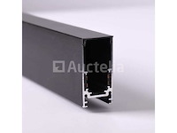 6 x surface magnetic rails – 20 mm – 48v – 2 meter – zwart – ip20 - afbeelding 1 van  5