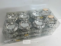 6 x t-lichthouder zilver 4 stuks 7,5 cm - afbeelding 3 van  3