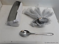 6 x tafellepel 20 cm 18/10 - afbeelding 1 van  2