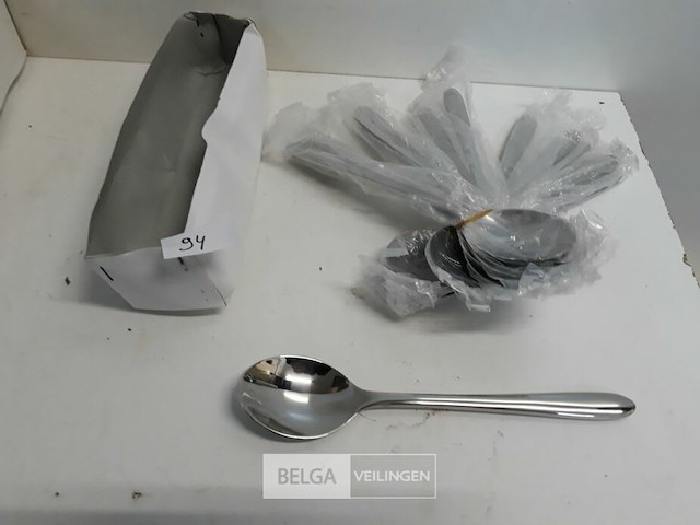 6 x tafellepel 20 cm 18/10 - afbeelding 1 van  3