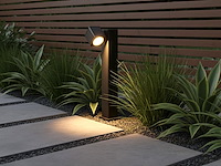 6 x tuinlamp 50cm gu10 fitting zwart draaibaar waterdicht - afbeelding 4 van  9