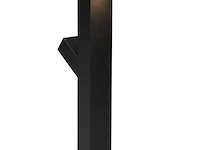 6 x tuinlamp – 60 cm – 2 x 10w led – 3500k warm wit – ip54 – zwart – sla-57 - afbeelding 2 van  4