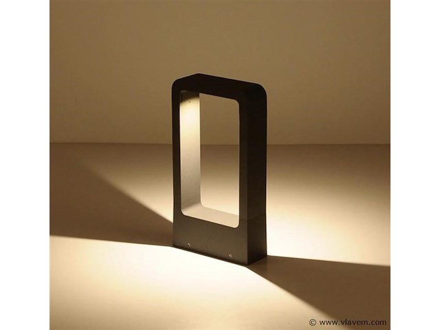 6 x tuinlamp 7w led 40 cm - 3500k warm wit (sla-01) - afbeelding 2 van  4