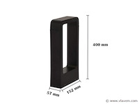 6 x tuinlamp 7w led 40 cm - 3500k warm wit (sla-01) - afbeelding 4 van  4