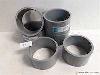 6 x verloop 90-80 pvc lijmverbinding