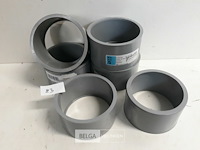 6 x verloop 90-80 pvc lijmverbinding