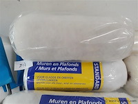 6 x vervangrol voor muur en plafondverf 18 cm + 2 x beugel - afbeelding 2 van  2