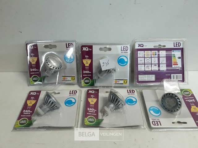 6 x vervangspot led 5w warmwit dimbaar - afbeelding 2 van  3