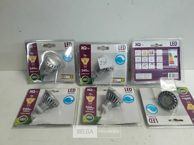 6 x vervangspot led 5w warmwit dimbaar - afbeelding 2 van  3