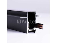 6 x verzonken magnetische rails – 20 mm – 48v – 2 meter – zwart – ip20 - afbeelding 2 van  6