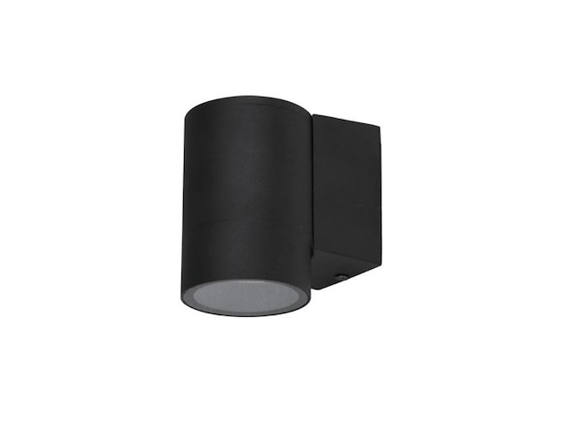 6 x wandlamp cilinder gu10 fitting zand zwart waterdicht - afbeelding 3 van  3