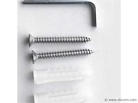 6 x wandlamp – tweerichtings led – kubus – 2 x 5w – zwart - afbeelding 5 van  5