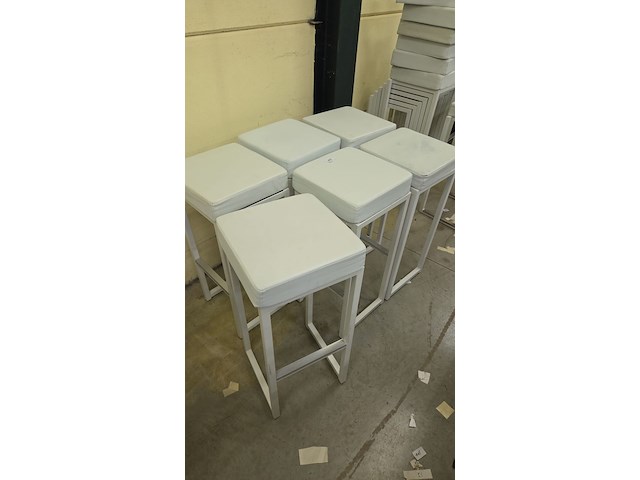 6 x witte kruk - afbeelding 1 van  1