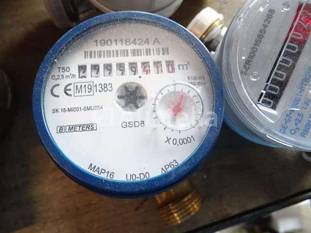 6 zenner watermeters, aquadis - afbeelding 10 van  12