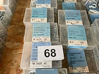 60 doosjes boutjes ringen schroeven - afbeelding 6 van  9