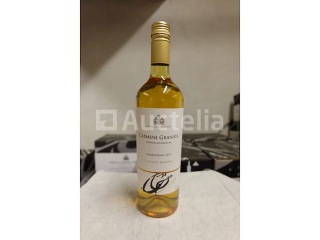 60 flessen witte wijn 75 cl - argentinië carmine granata chardonnay 2019 - afbeelding 2 van  4
