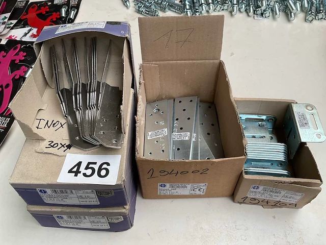 60 hoek verbinders deels inox - afbeelding 1 van  8