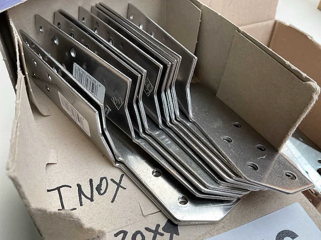 60 hoek verbinders deels inox - afbeelding 3 van  8