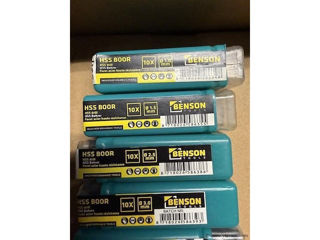 60 hss metaalboren 1, 1,5, 2,5, 3, 3,2 en 3,5 mm - afbeelding 2 van  2