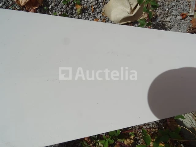 60 m 95mm opvouwbare pvc-flats met witte hoek - afbeelding 1 van  4