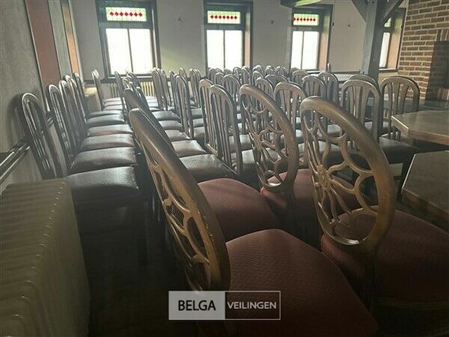 ± 60 stoelen en aantal tafels - afbeelding 3 van  22