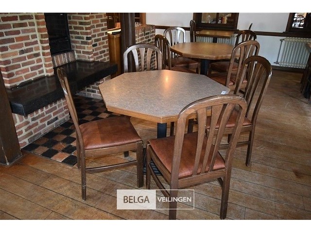 ± 60 stoelen en aantal tafels - afbeelding 9 van  22
