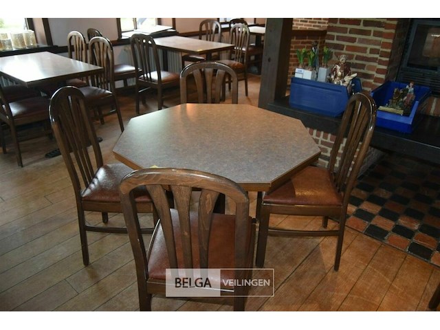 ± 60 stoelen en aantal tafels - afbeelding 10 van  22