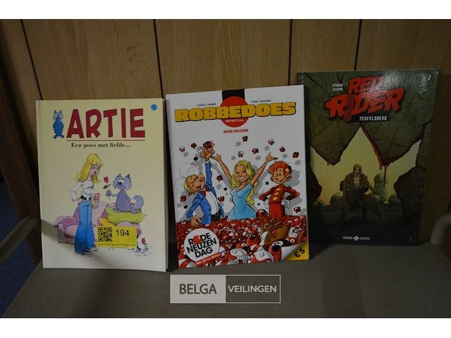 ±60 stripverhalen; artie, robbedoes , red rider - afbeelding 1 van  4