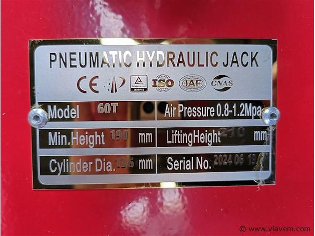 60 tons hydraulische krik - afbeelding 2 van  6