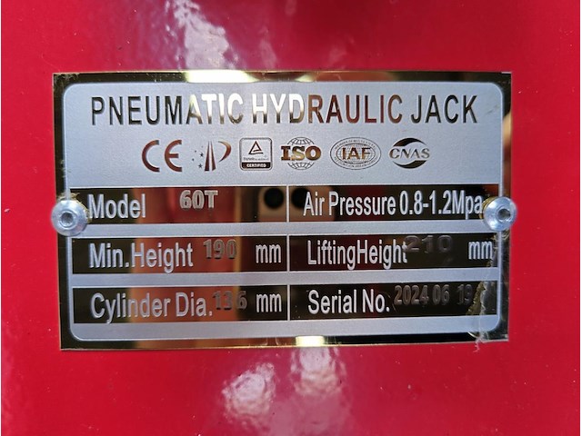 60 tons hydraulische krik - afbeelding 2 van  6
