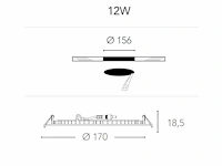 60 x g-tec 12 watt slim led inbouwspots - afbeelding 3 van  8
