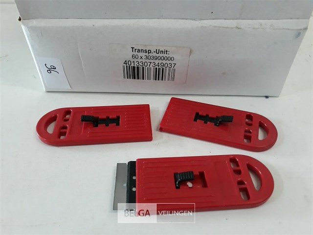 60 x glaskrabber pvc - afbeelding 3 van  3