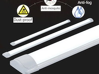 60 x led batten 18w – 60cm – 6500k koud wit – koppelbaar – tetra-60 - afbeelding 4 van  5