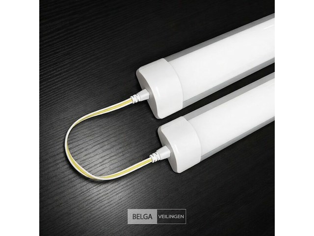 60 x led batten 18w – 60cm – 6500k koud wit – koppelbaar – tetra-60 - afbeelding 4 van  6