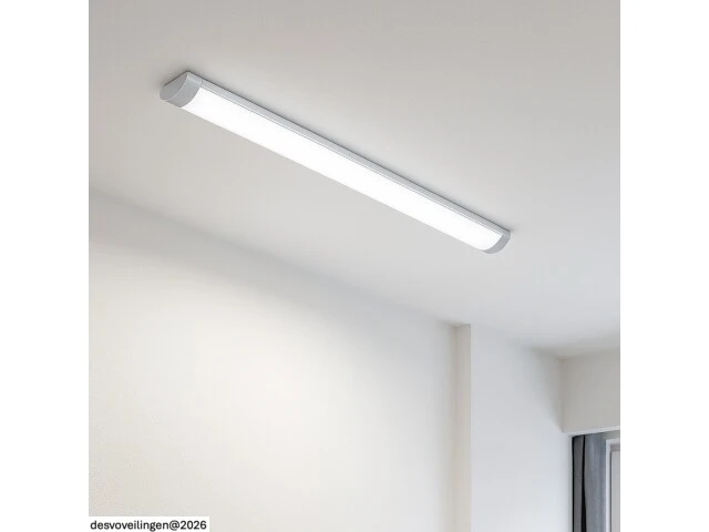 60 x led batten 45w – 150cm – 6500k koud wit – koppelbaar – tetra-150 - afbeelding 2 van  6
