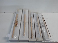 60 x penselen rond 12 x nr 2 -4 -6 – 8 -10 - afbeelding 1 van  2