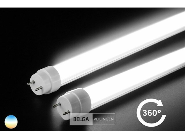 60 x t8 led buizen – 18w – 120cm – 6500k koud wit – - afbeelding 2 van  6