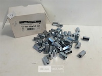 60 x verbindingsmoer verzinkt m10 x 30 mm - afbeelding 2 van  3