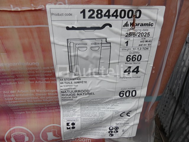 600 wienerberger tegels 44 natuurlijke rode stormtegel - afbeelding 3 van  5