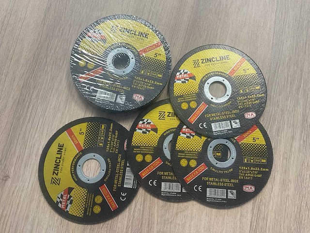 600 x snijschijven voor inox en staal - afbeelding 1 van  4