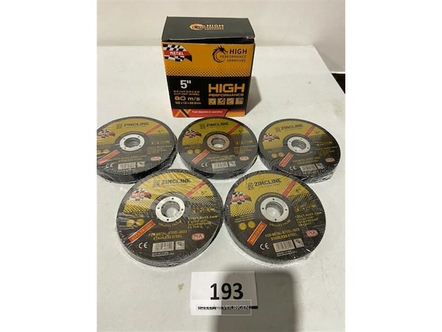 600x snijschijf 125x1,2x22,2mm voor staal en inox - afbeelding 2 van  3