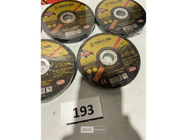 600x snijschijf 125x1,2x22,2mm voor staal en inox - afbeelding 3 van  3