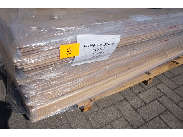 60,11 m² massief eiken parket 14mm - afbeelding 2 van  9