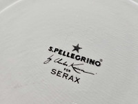 60+60 x serax - san pellegrino - bord goud 30cm + schaal blauw 12cm - afbeelding 7 van  7
