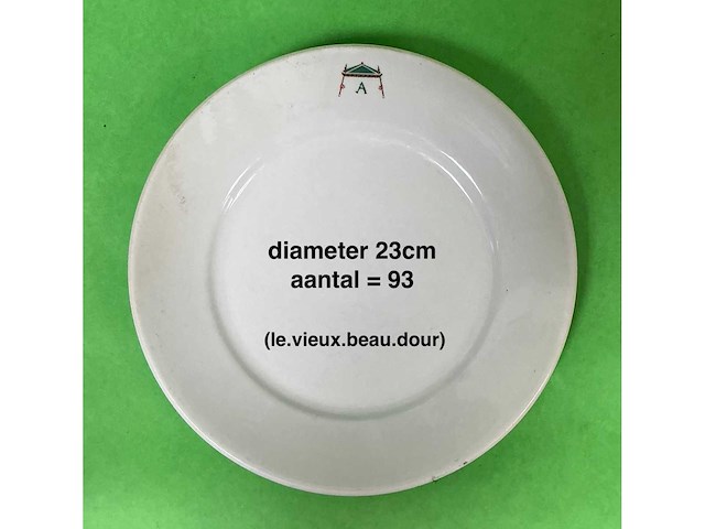 608 witte borden/soepbollen/soepterrines - afbeelding 2 van  9