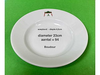 608 witte borden/soepbollen/soepterrines - afbeelding 5 van  9